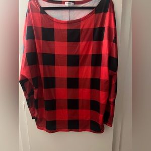 Buffalo plaid tunic